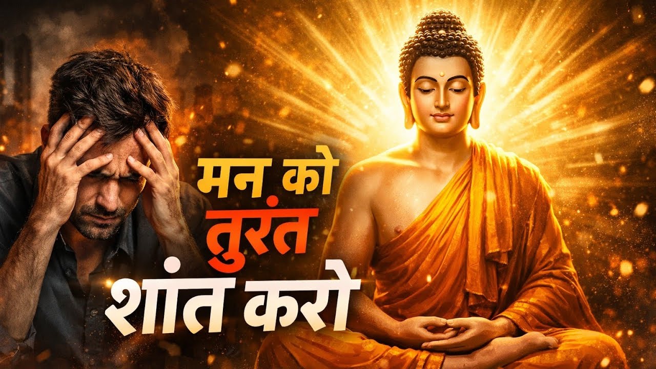 मन की बेचैनी तुरंत खत्म करें | टेंशन दूर करने का बौद्ध तरीका | Buddhist Motivation #BuddhistWisdom