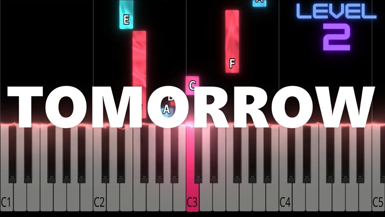 Tomorrow - Annie - EASY Piano Tutorial