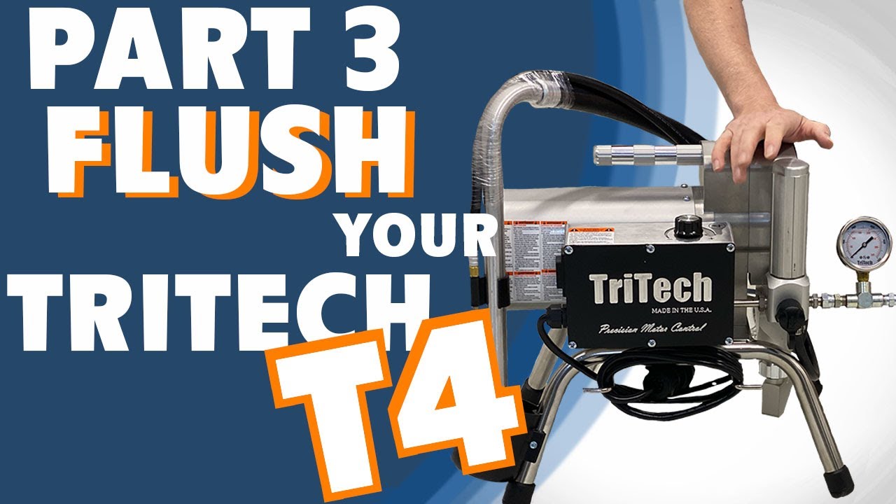 Ready To Spray: Tritech T4 Paint Sprayer - A Step-by-step Guide To Flushing Your Machine!