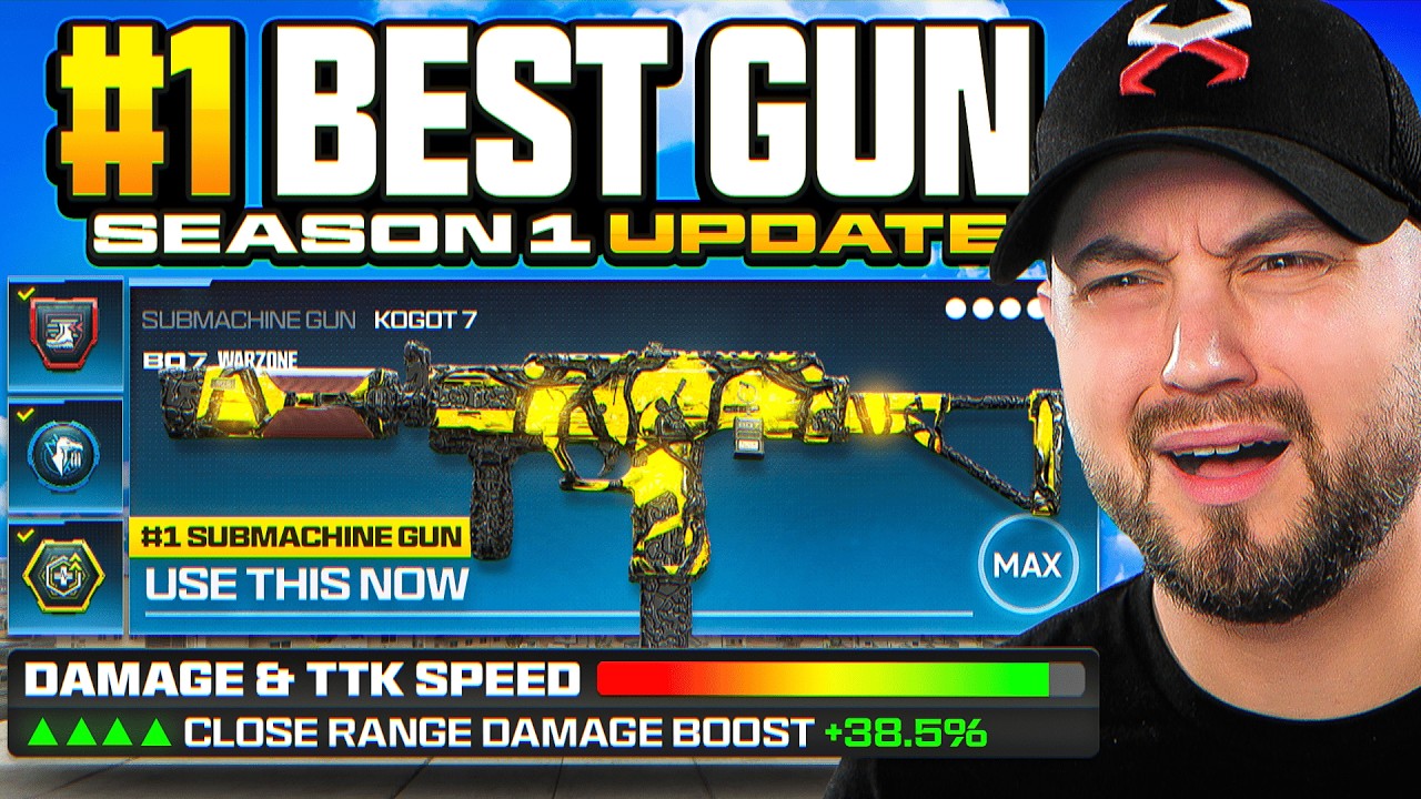 this *NEW* KOGOT 7 is the BEST SMG META LOADOUT in WARZONE BO7! (Best SMG Class for COD WZ)