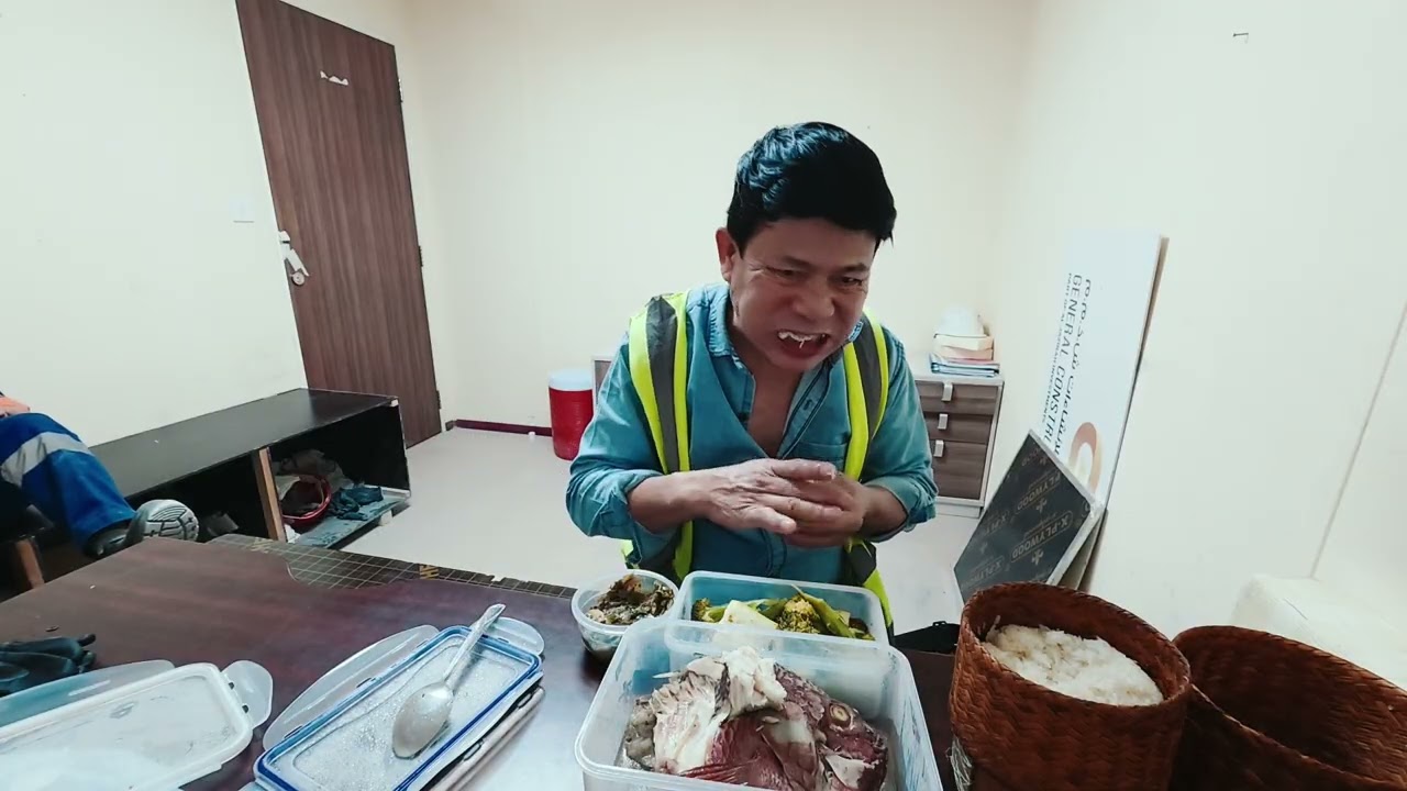 นึ่งปลานิลกับแจ่วขี้กา