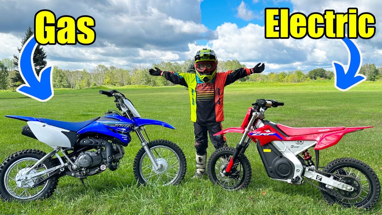 Kids Dirt Bikes: Gas VS Electric - Honda CRF-E2    VS   Yamaha TTR110