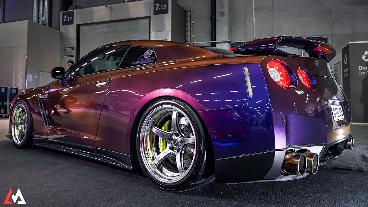 Nissan GT-R R35 Midnight Purple - Exterior and Interior in detail