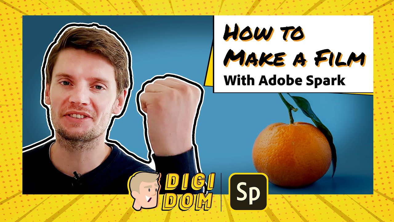 MAKE A FILM IN ADOBE SPARK | DIGI DOM | ADOBE SPARK VIDEO TUTORIAL