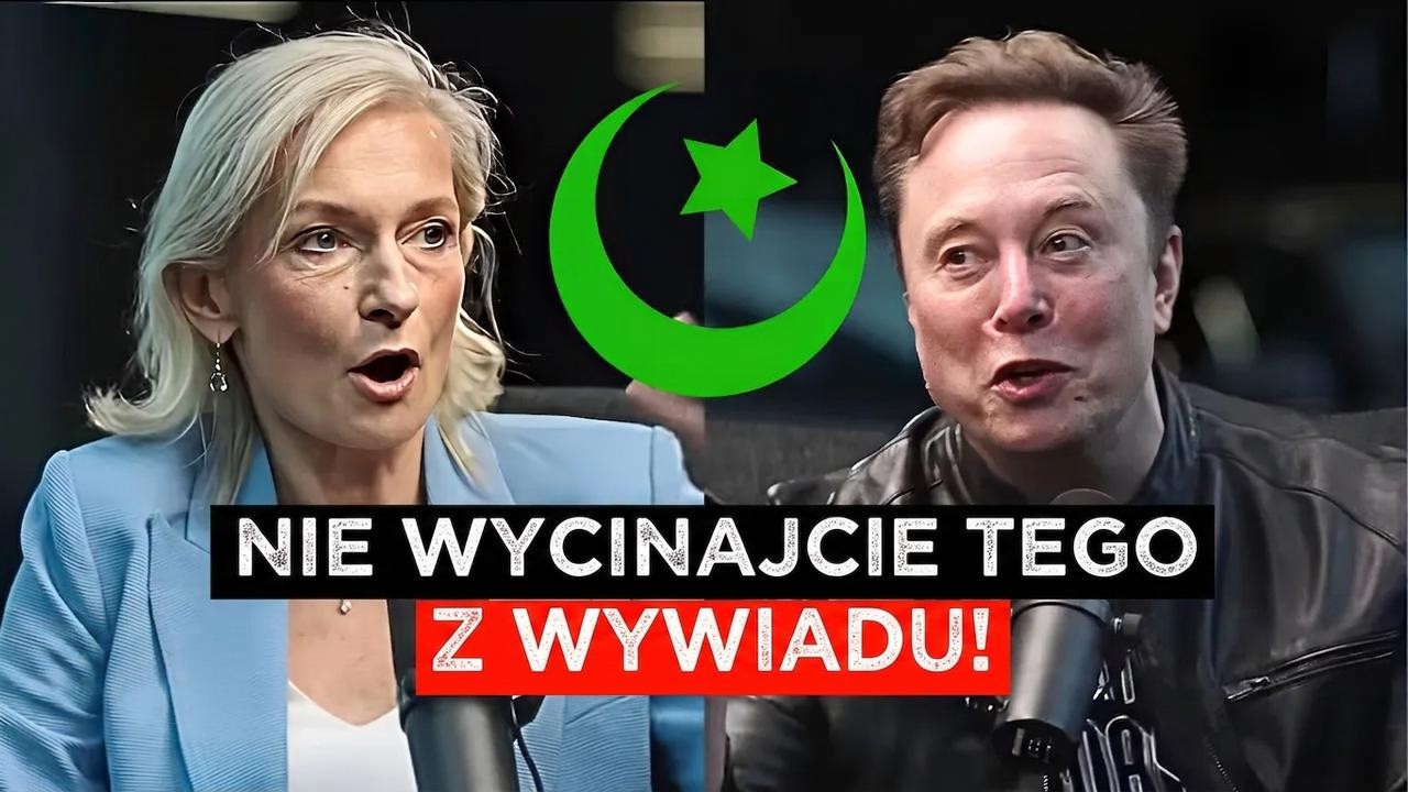 Prowadzący prawie zemdlał, gdy Elon Musk przedstawił fakty o islamie w Wielkiej Brytanii!