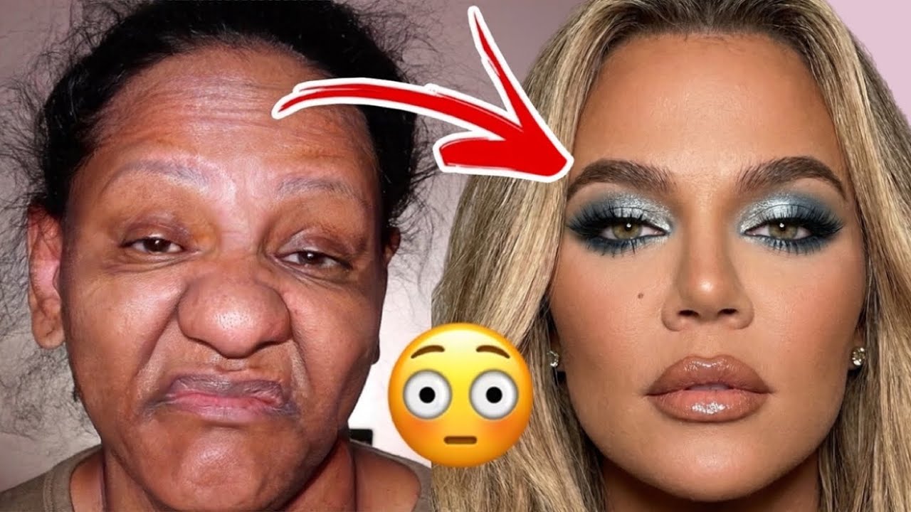 Makeup Transformation Khloé Kardashian😱🔥🔥 #makeuptutorial 