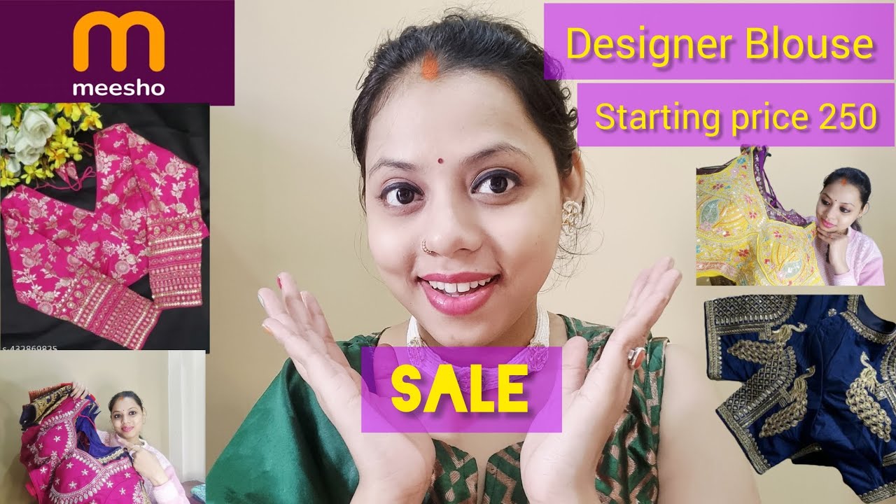 *HUGE* MESSHO DESIGNER BLOUSES UNDER RS-250 | MEESHO PARTY WEAR FULL SLEEVE PREMIUM QUALITY BLOUSES 