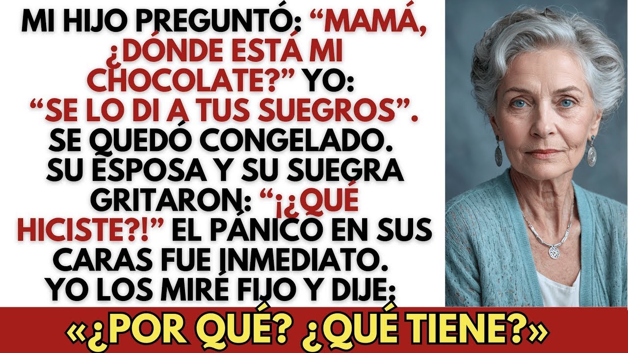 Mi Hijo Preguntó Por Su Chocolate; Dije Que Se Lo Di A Sus Suegros Y Todos Enloquecieron