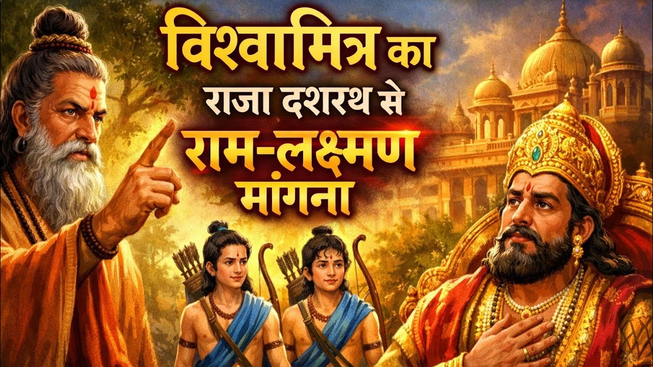 👉 विश्वामित्र ने क्यों मांगे राम-लक्ष्मण ? | रामायण की अद्भुत कथा | Vishwamitra & Dashrath Story