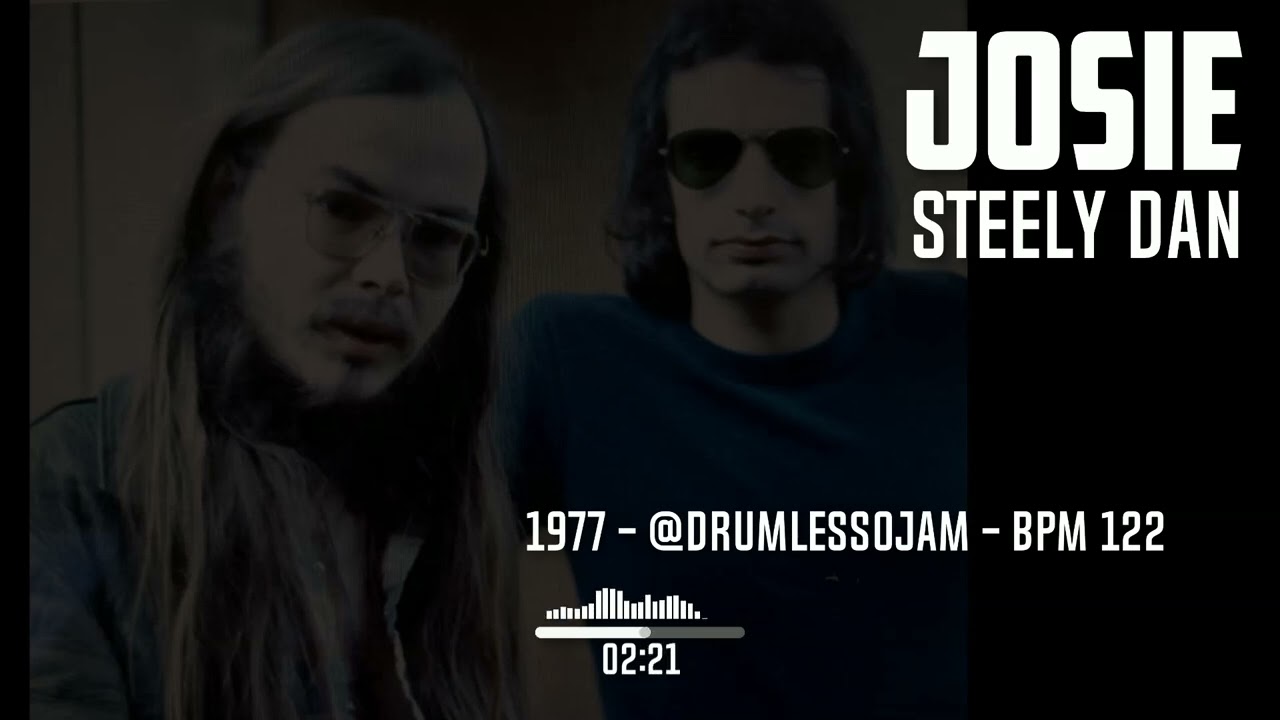 Steely Dan - Josie (Drumless Track) | Drum Practice 122 BPM