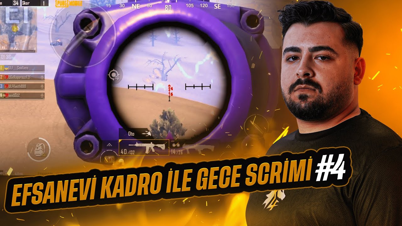 EFSANEVİ KADRO İLE GECE SCRİMİ #4 #pubgmobile