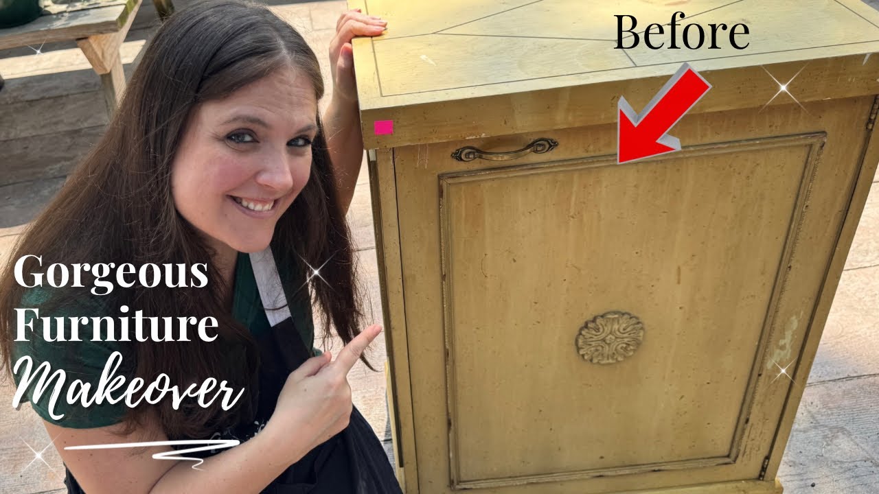 I scored this cabinet for ONE DOLLAR… and gave it a whole new life!