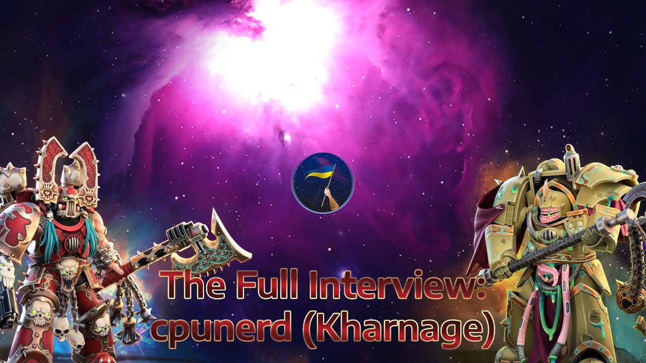 The Full Interview: cpunerd (Kharnage) - Tacticus Planner - Warhammer 40K: Tacticus