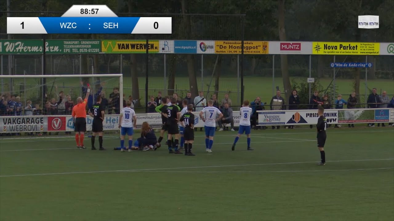 Samenvatting van de gespeelde derby SEH - WZC 9 oktober 2021