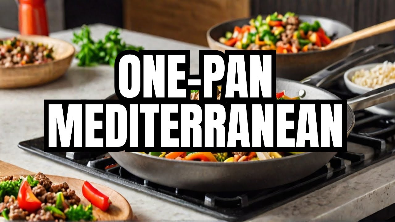 Mediterranean Ground Beef Stir Fry | Easy One-Pan Dinner in 20 Minutes