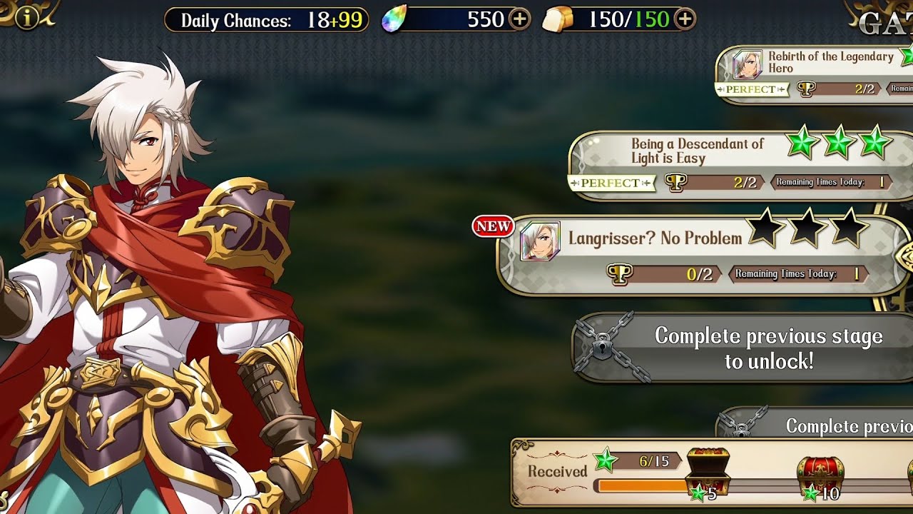 Langrisser Mobile - All Ares' Gate of Fate Missions (Part 2)