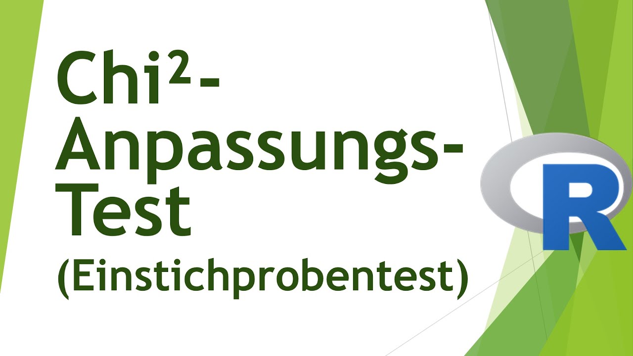 Chi-Quadrat-Anpassungstest (Einstichprobentest) in R - Daten analysieren in R (79)