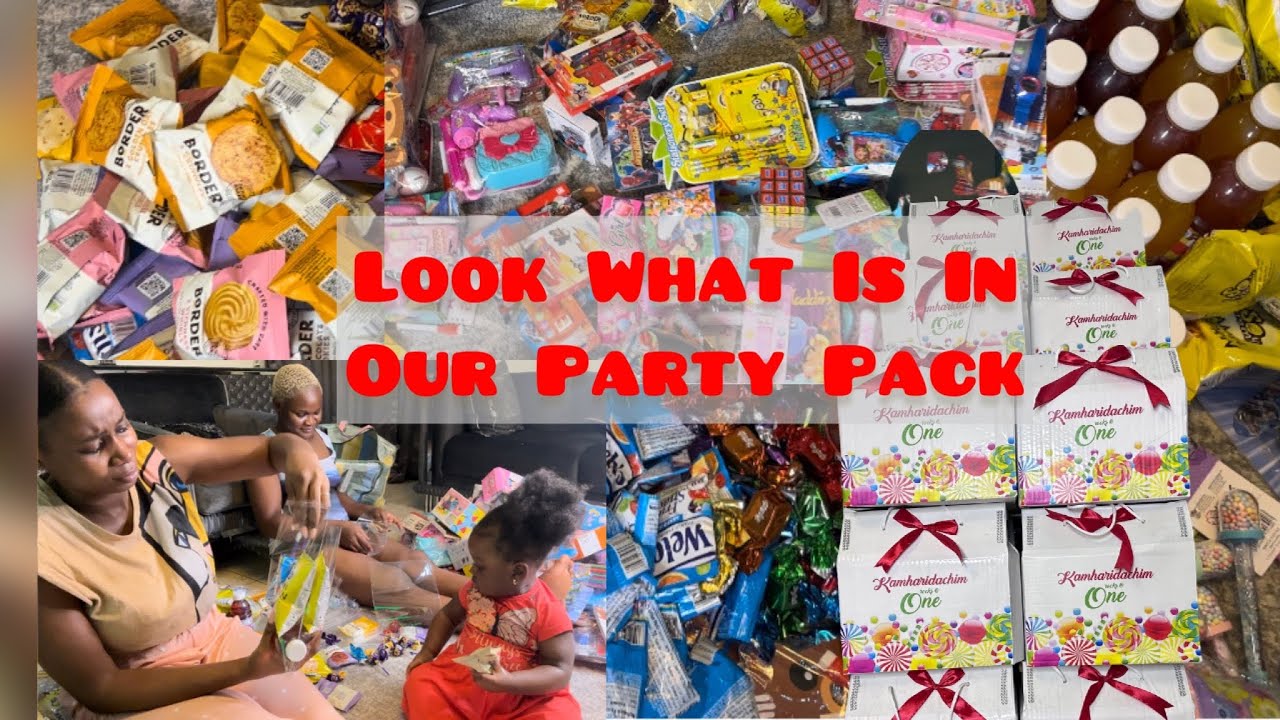 Party Preparations/Let’s Pack My Daughter's First Birthday Party Packs