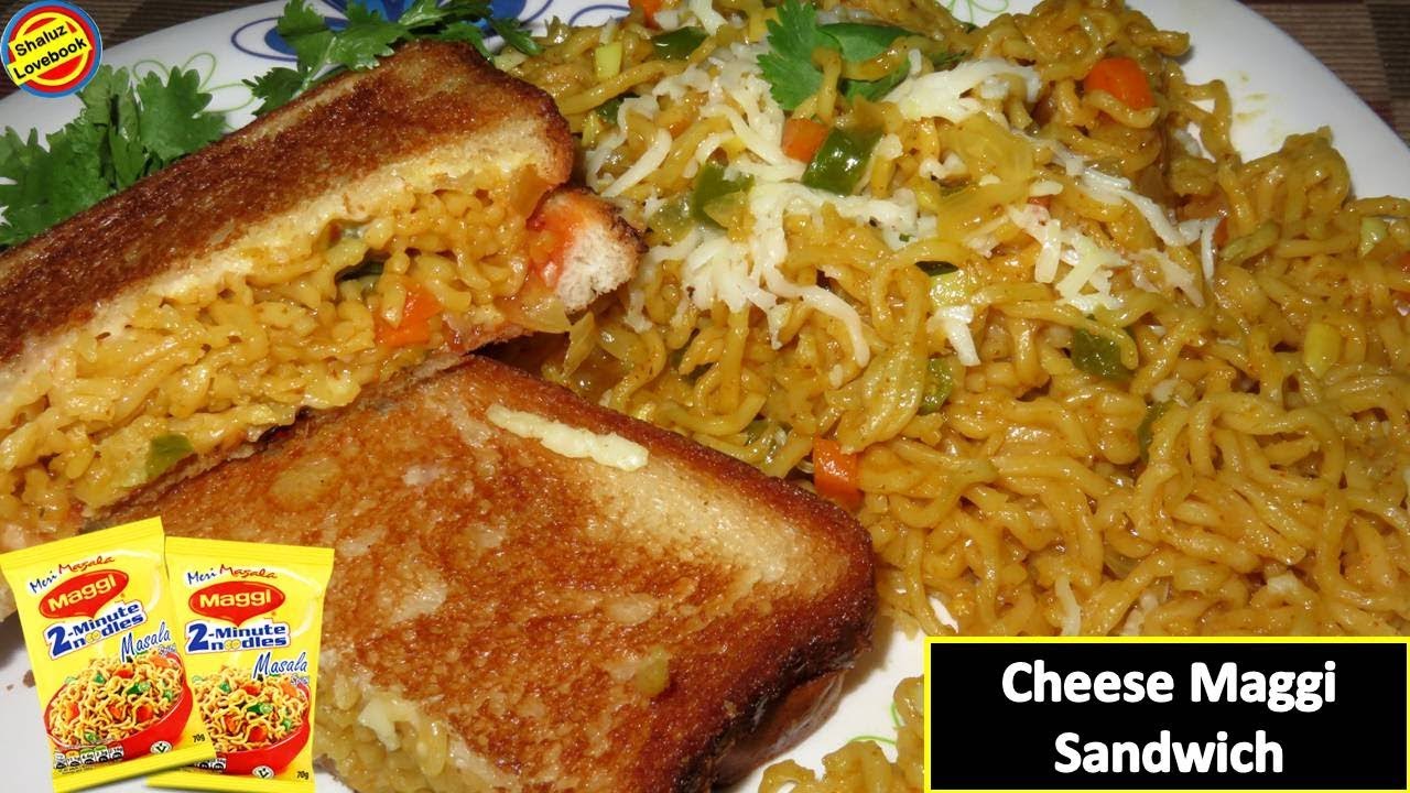 मैगी सैंडविच एक बार इस तरह बनाकर जरूर देखे-Sandwich Recipe in hindi-Maggi ka Sandwich