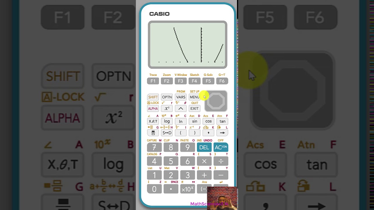 Tracé d'un graphique avec Casio Graph 35+