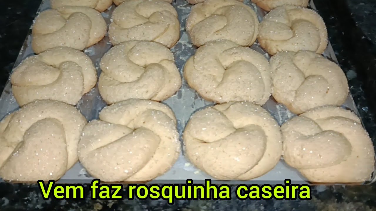 Rosquinhas caseira //com poucos //ingredientes vem aprender 
