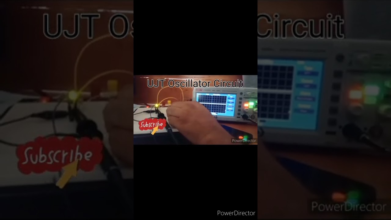 UJT Oscillator Circuit. Lab exprement.