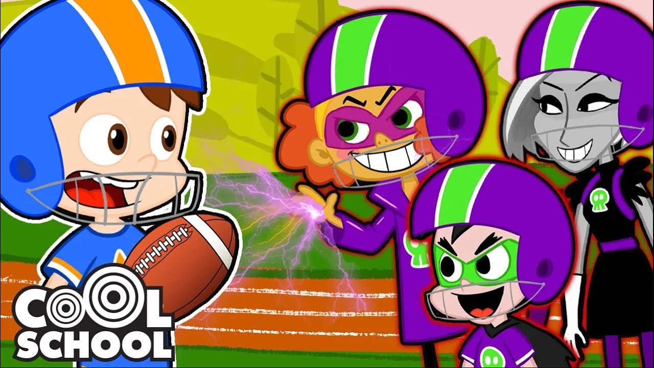 Cool School 🏈 SUPER BOWL | Drew Pendous | Cartoons for Kids