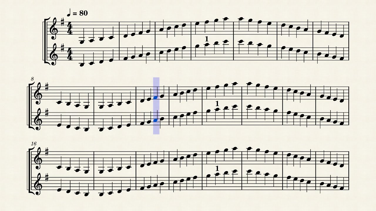 Escala de Terça   Violino