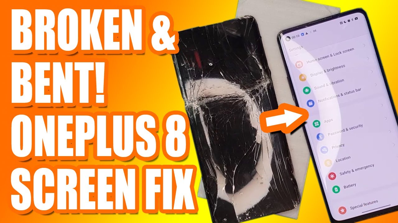 THIS IS BADLY BENT! OnePlus 8 Screen Replacement | Sydney CBD Repair Centre