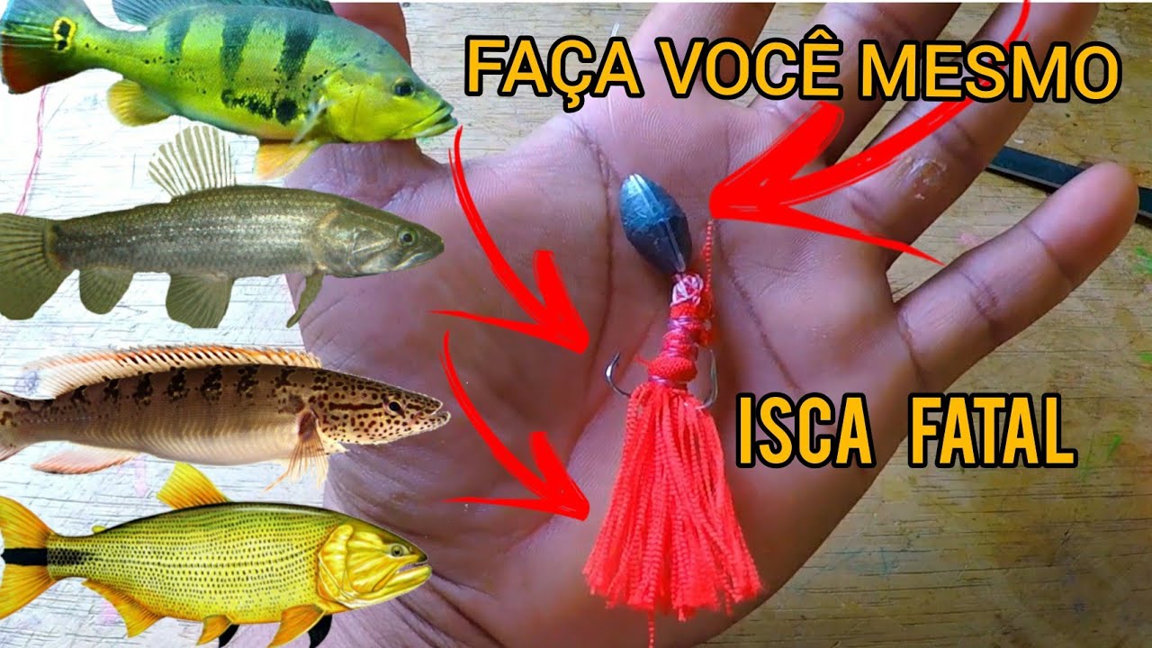 A MELHOR ISCA ARTIFICIAL CASEIRO DE PANO DO MUNDO(DIY)(NEGOH DO MATO)