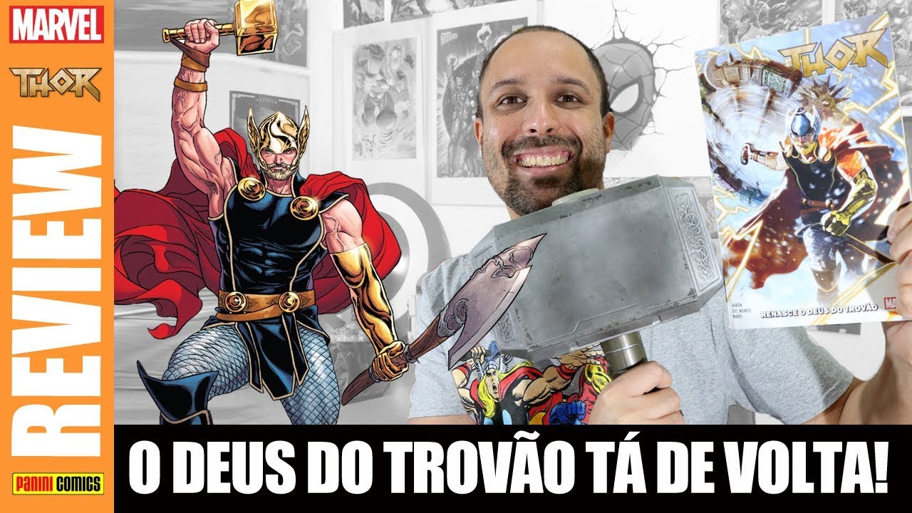 Thor Vol 1 O Renascer do Deus do Trov&atilde;o - Marvel [Review quadrinhos] Comics, Toys e Travels