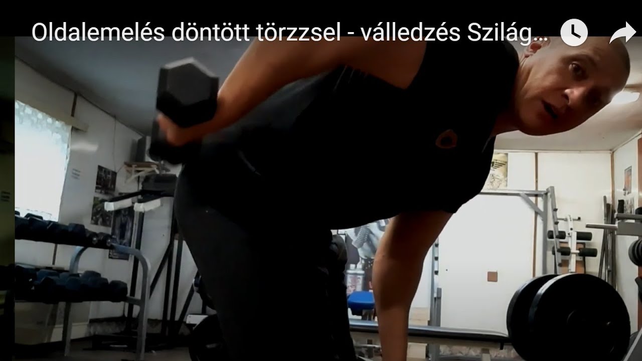 Oldalemelés döntött törzzsel - válledzés Szilágyi Istvánnal