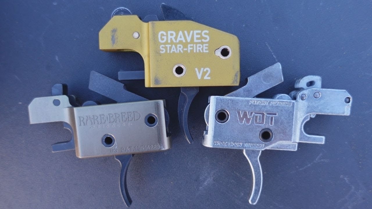 3 Way Forced Reset Trigger Comparison PART #1 (Graves Star-fire A.R.T vs. Rare Breed F.R.T vs. WOT)