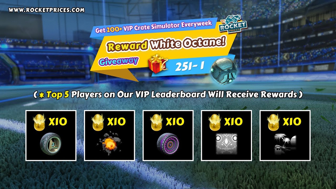 🔥FREE Giveaway: Get 50x Rocket League Golden Egg '23 | RocketPrices.Com Giveaway 251-1
