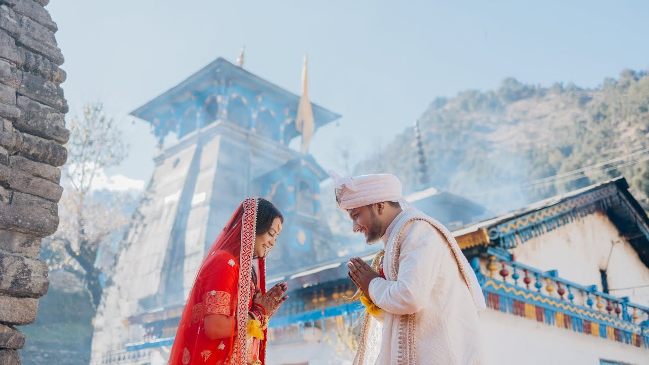 Triyuginarayan Temple Wedding | Ajay & Ritika | Traditional Wedding Film | त्रियुगी-नारायण मंदिर