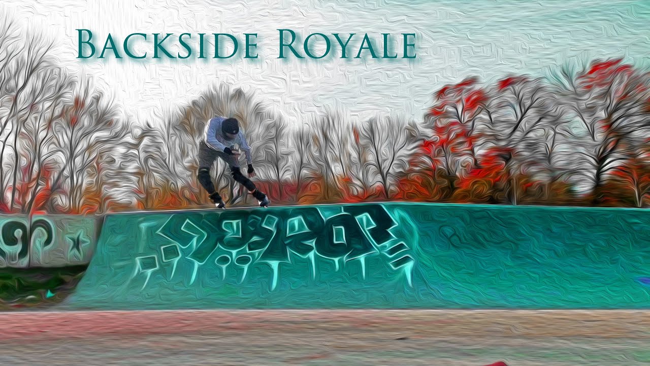 Backside Royale auf Inline Skates (german grind tutorial)