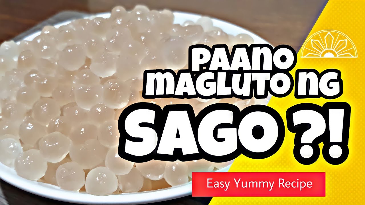 WALANG PUTI SA GITNA | PAANO MAGLUTO NG SAGO? | EASY YUMMY RECIPE
