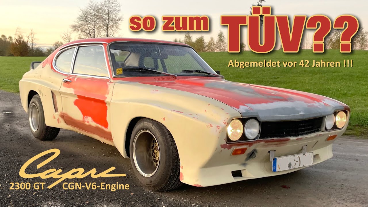 Ford Capri MK1 - TÜV nach 42 Jahren!?! Wiedergeburt Teil2. Gruppe2 Weslake-Breitbau, BBS, Recaro