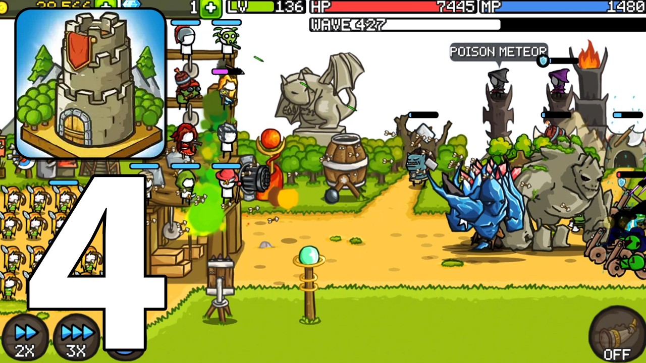 Grow Castle Gameplay Walkthrough Part 4 (iOS, Android)
