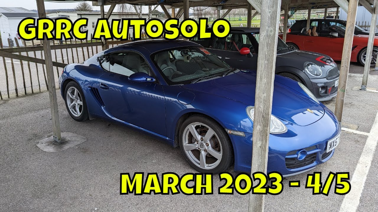 4/5 PORSCHE CAYMAN - GRRC Autosolo - March 2023