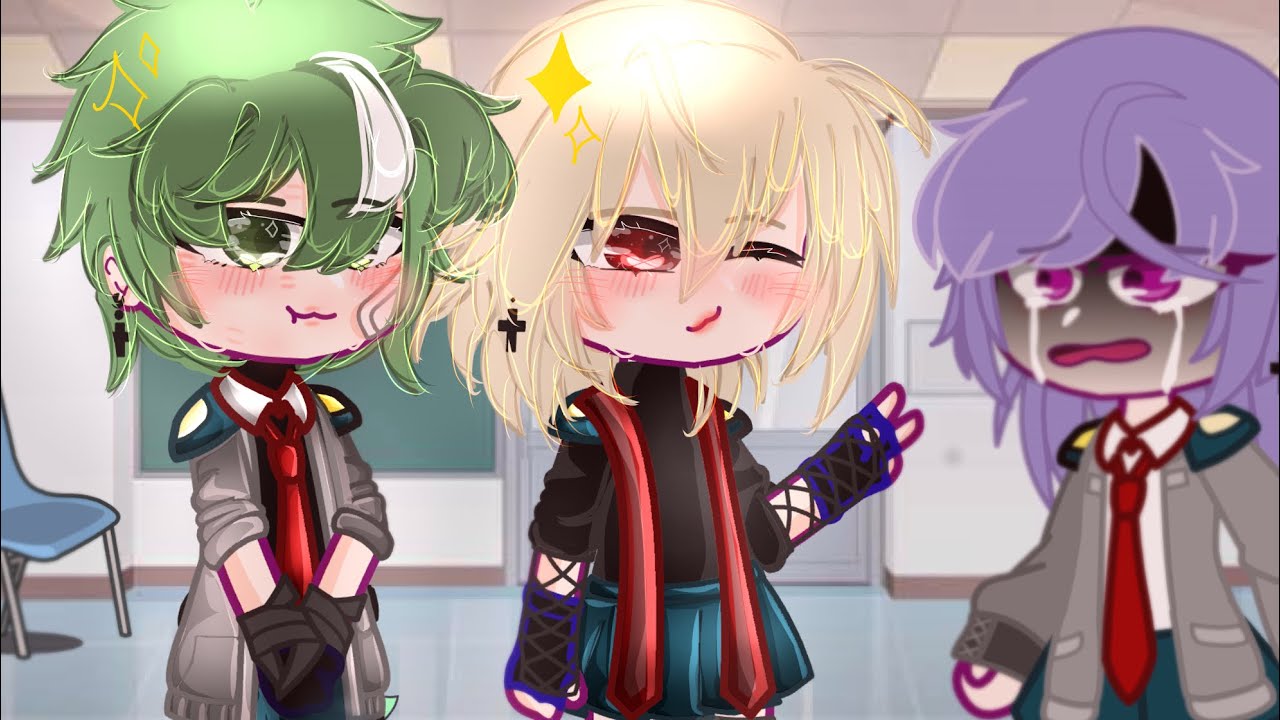 “Lipstick” meme (DkBk💚🧡) - FemBakuAU - not og- og idea??:)