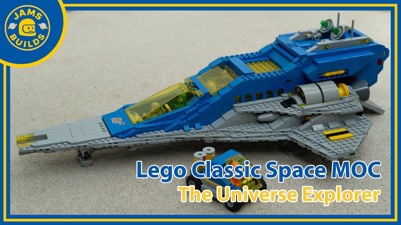 LEGO Classic Space MOC: The Universe Explorer &ndash; Large Custom Spaceship Build
