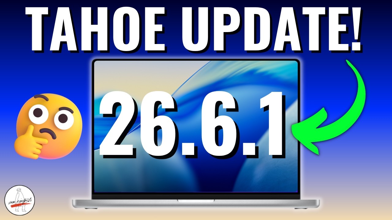 Обновление macOS Tahoe 26.6.1! Почему так скоро?