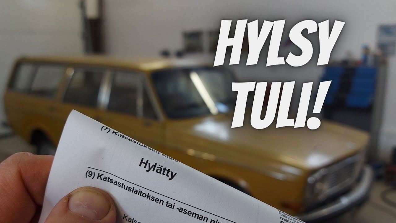 Hylsy katsastuksesta! Mik&auml; oli syy? | Volvo 145 |