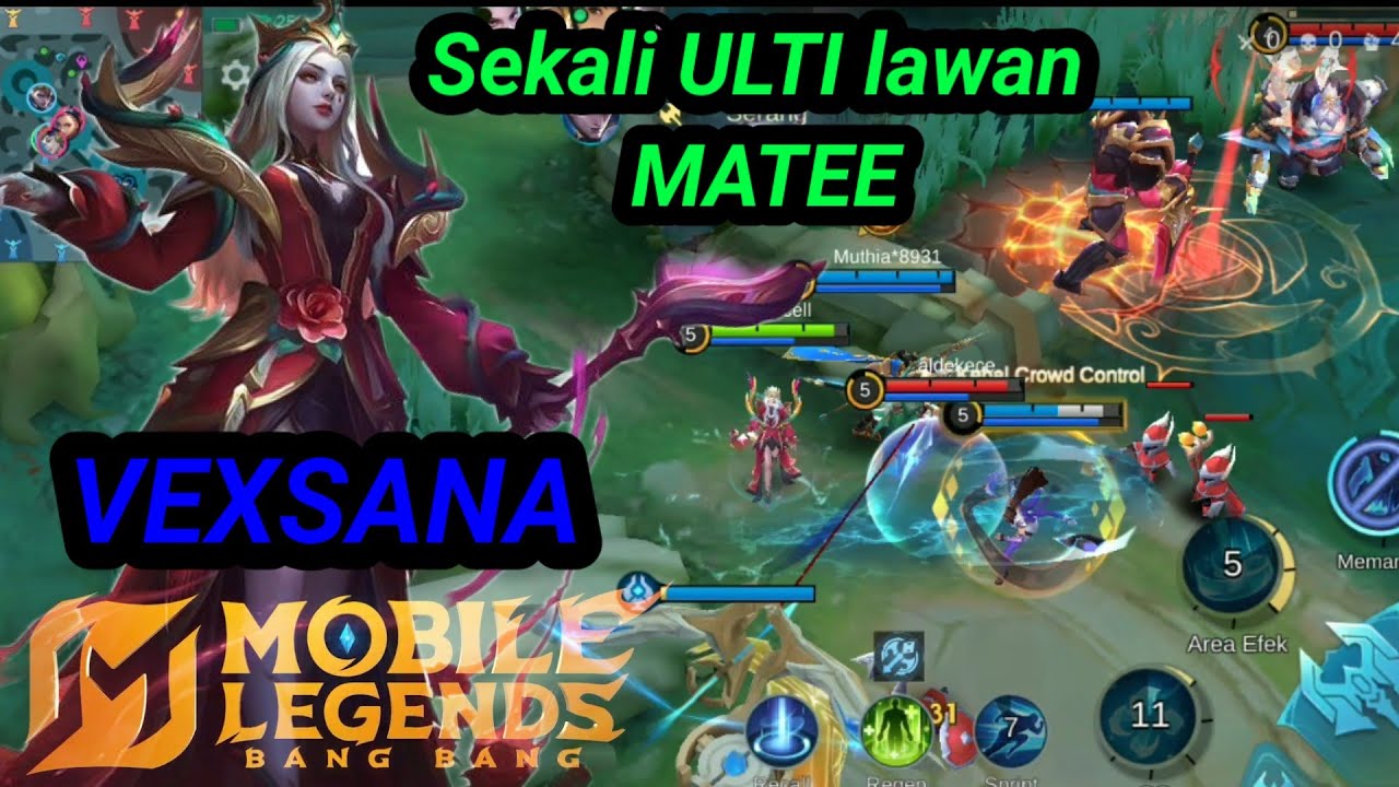 Game play Hero Vexsana mobile legend bang bang