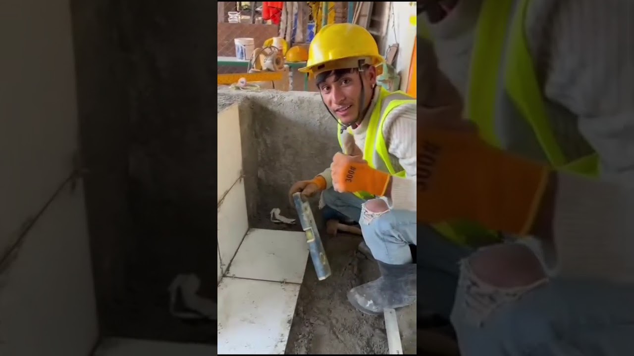 SAMIR RAWAL WORKING VIDEO TILE MASON