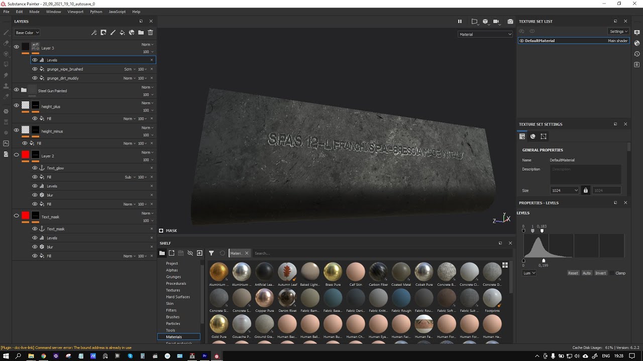 Как нарисовать маркировку оружия в Substance painter