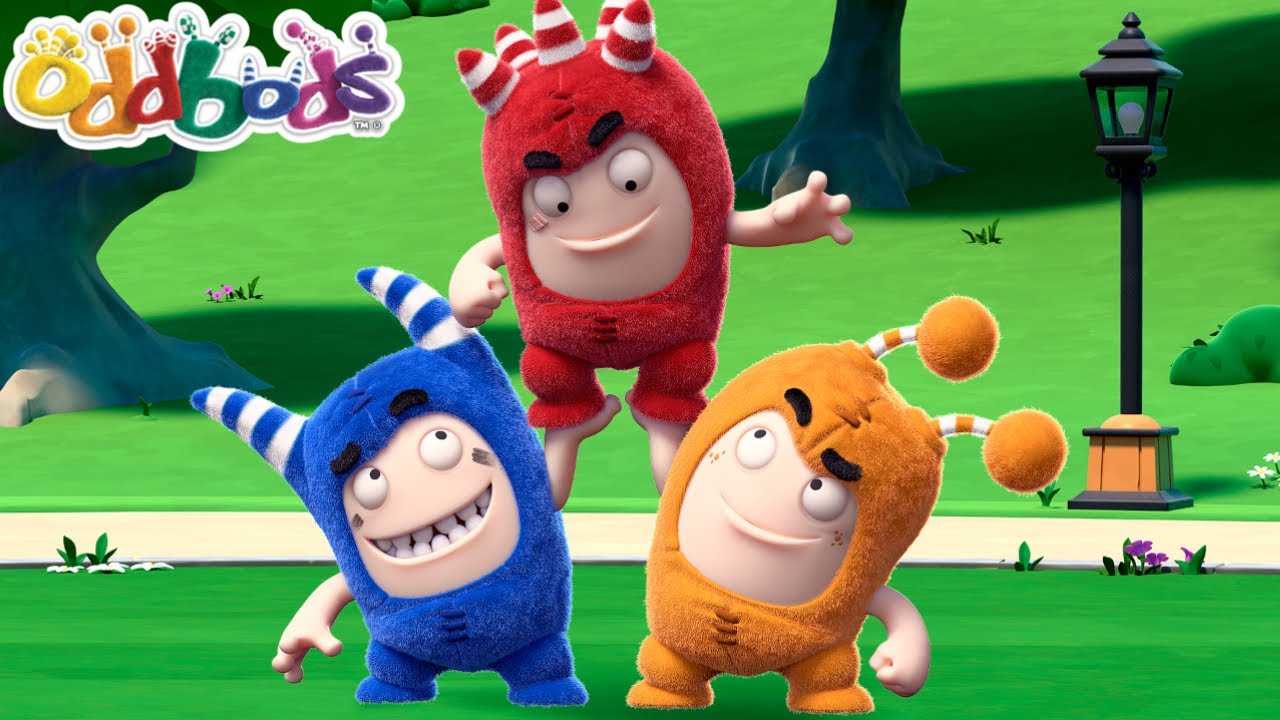 Oddbods Play Childhood Games In Autumn | Funny Cartoon