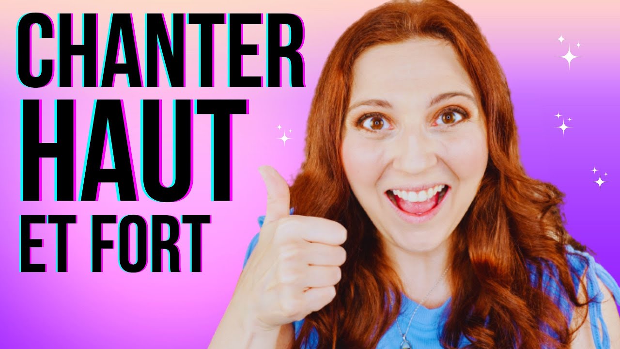 CHANTER plus haut et plus FORT -Cours de chant d&eacute;butant