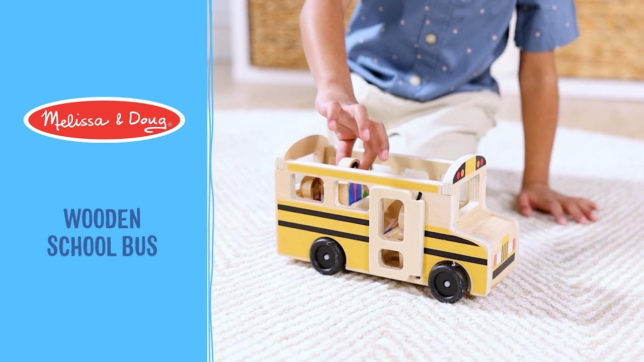Melissa & Doug Wooden School Bus